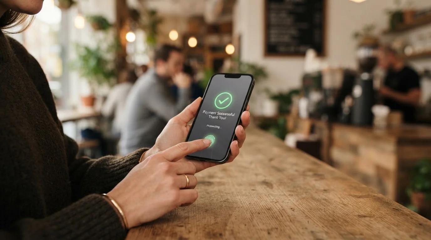 Placení dotykem prstu přes mobilní peněženku jako náhrada vkladu přes Boku