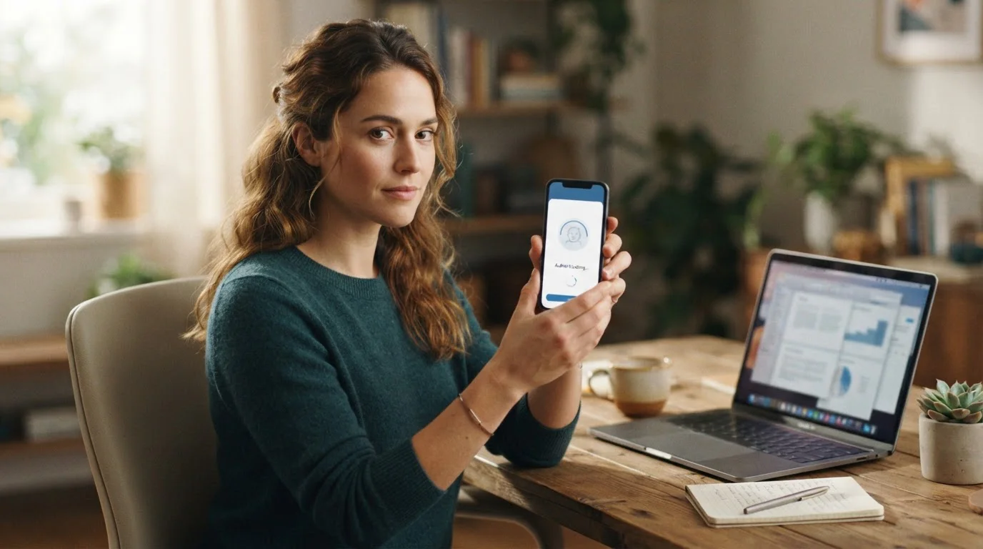 Potvrzení vkladu do kasina přes Face ID na mobilu