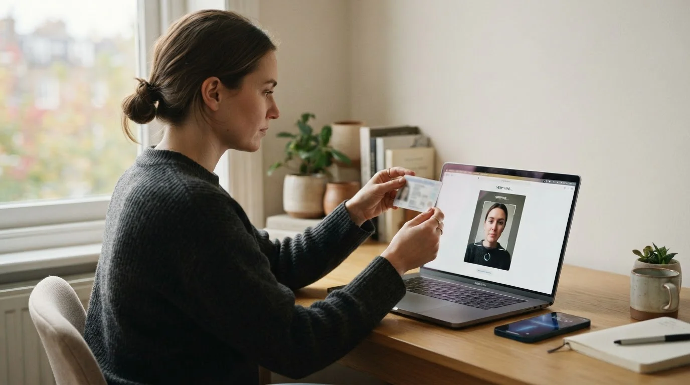 Postup prvního vkladu telefonem od registrace po ověření totožnosti