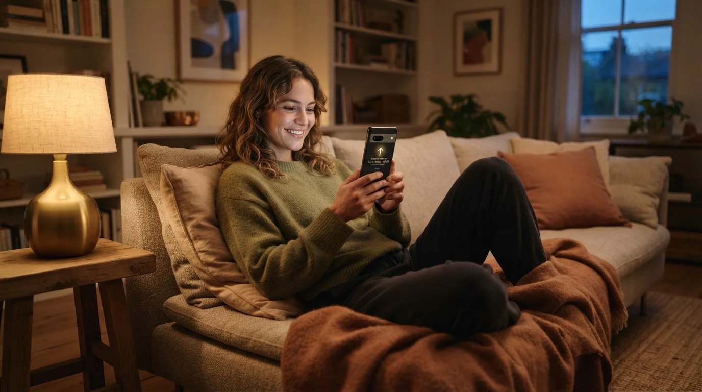 Příchozí výběr výher z kasina na účet v mobilní bankovní aplikaci
